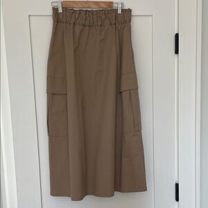 Zara Tan Midi Skirt